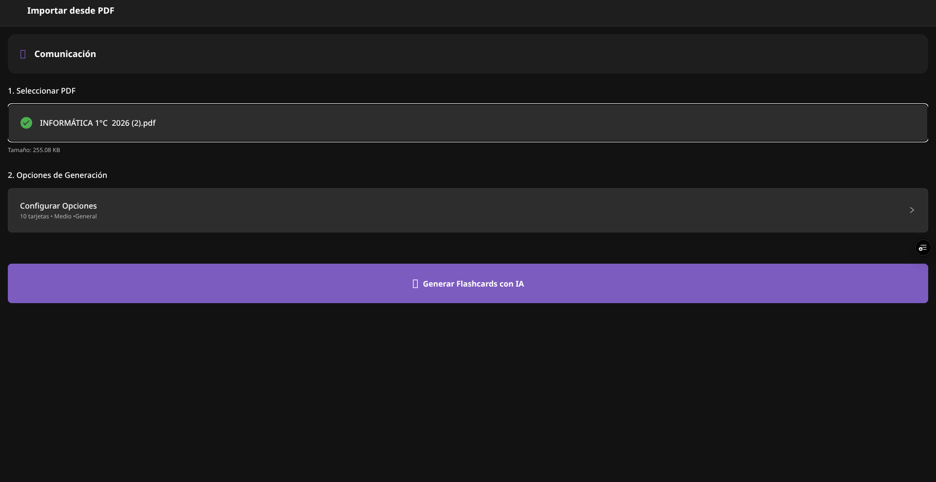 AI Flashcards Generator - Imagen 3